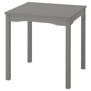 Grey Nest, Table, grey/birch veneer, 74x74 cm