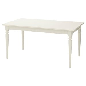 Glacier Extend, Extendable table, white, 155/215x87 cm
